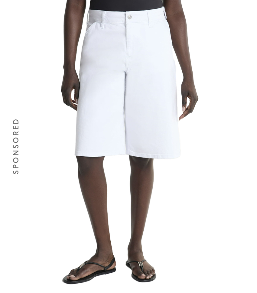 Scoop, Denim Bermuda Shorts