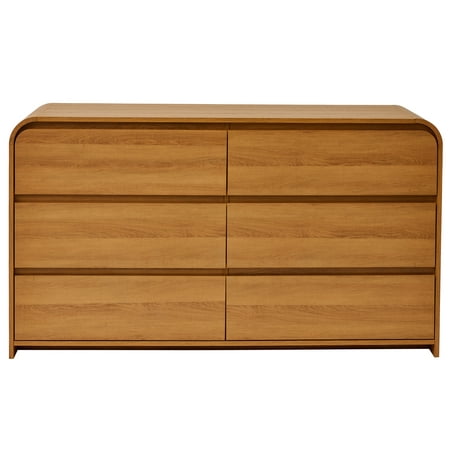 Better Homes &amp;amp; Gardens Juliet 6 Drawer Dresser, Light Honey Finish