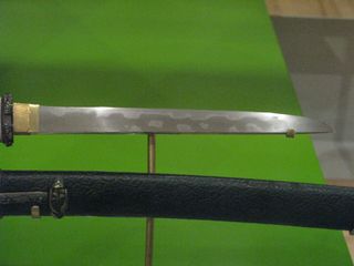 samurai weapons, long swords, daggers