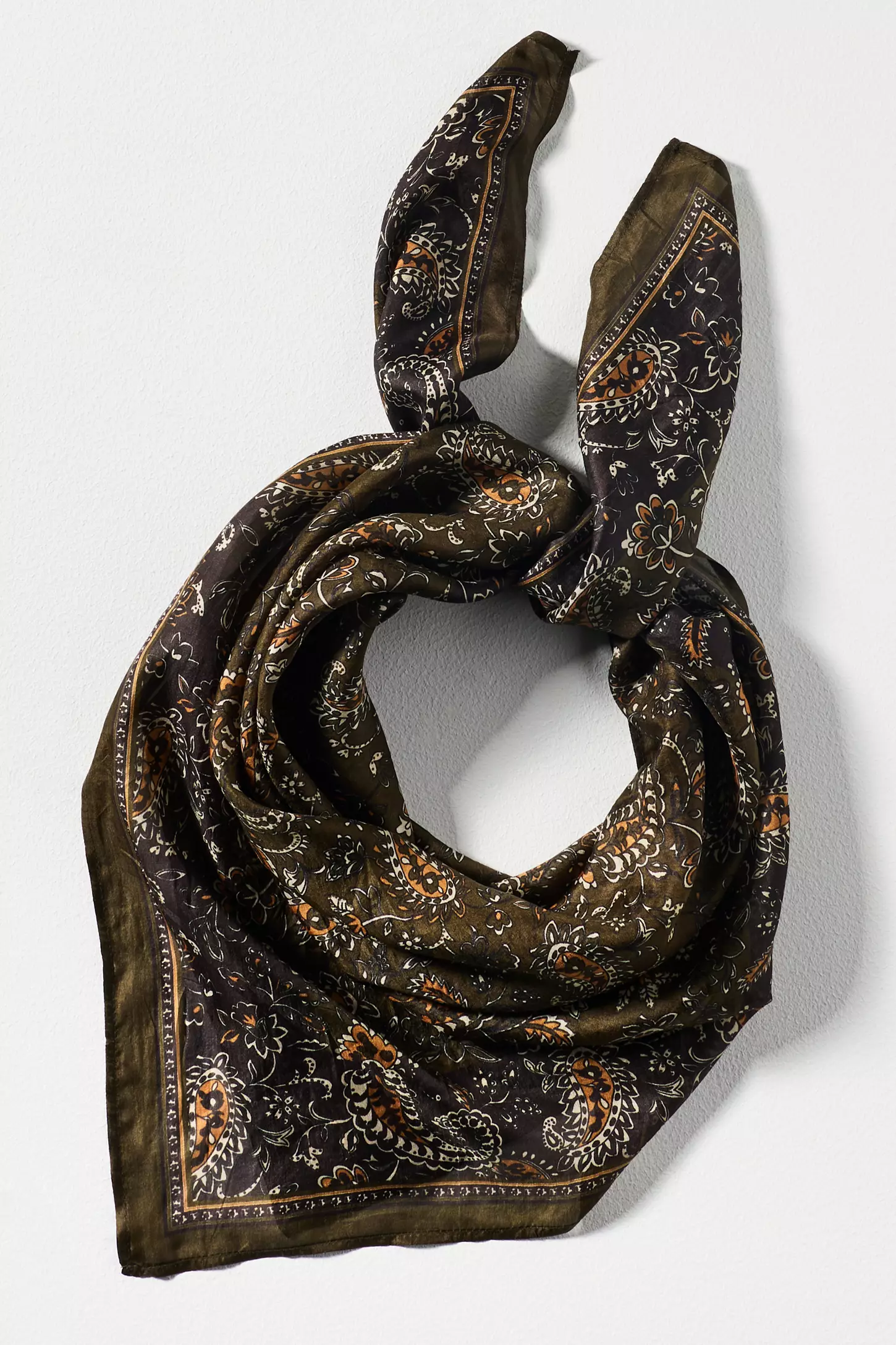 Anthropologie, Vismaya 100% Silk Hair Scarf