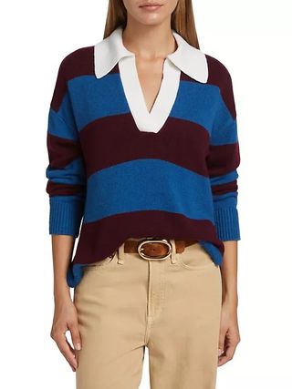 Rails, Harris Striped Merino Wool-Blend Sweater