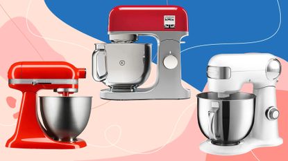 The best stand mixers on an Ideal Home graphic