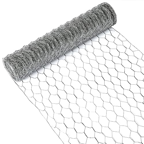 Unu Chicken Wire,16m Chicken Wire Mesh Roll,chicken Wire Mesh for Pet Rabbit Chicken Fencing