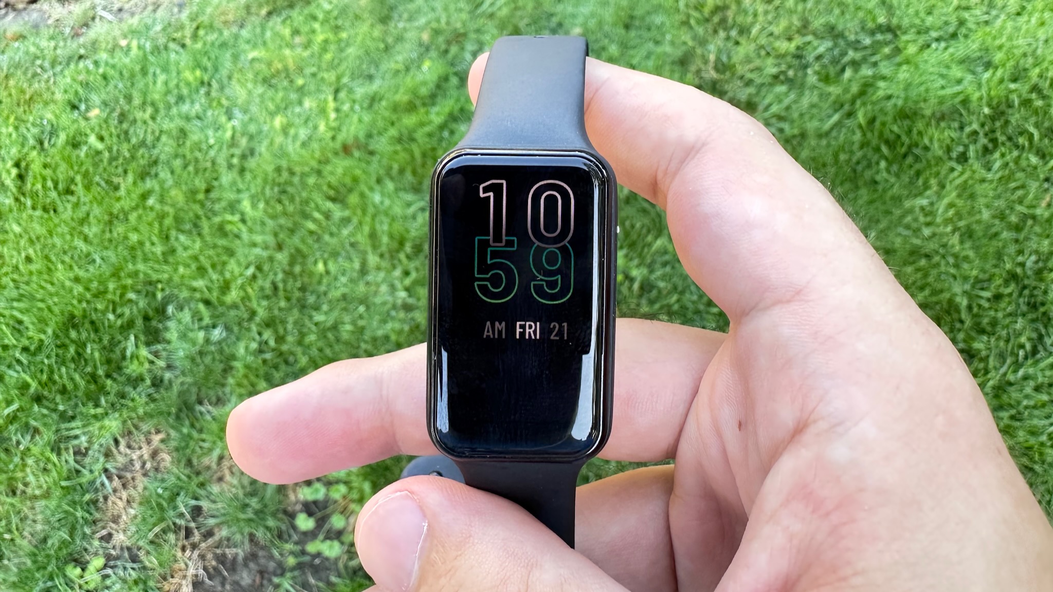 Always-on display time on the Amazfit Band 7