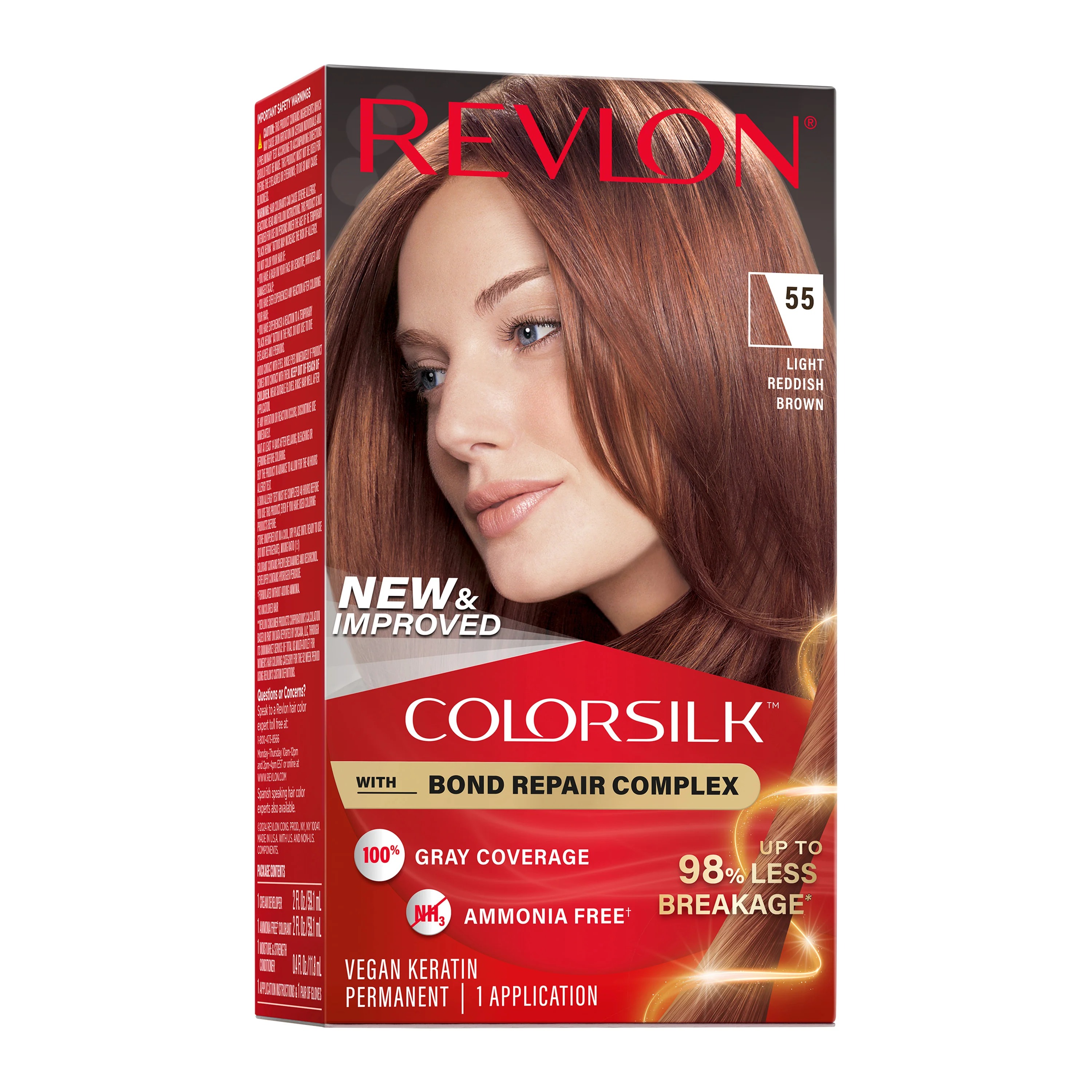 Revlon, Colorsilk&amp;trade; With Bond Repair Complex Permanent Hair Dye