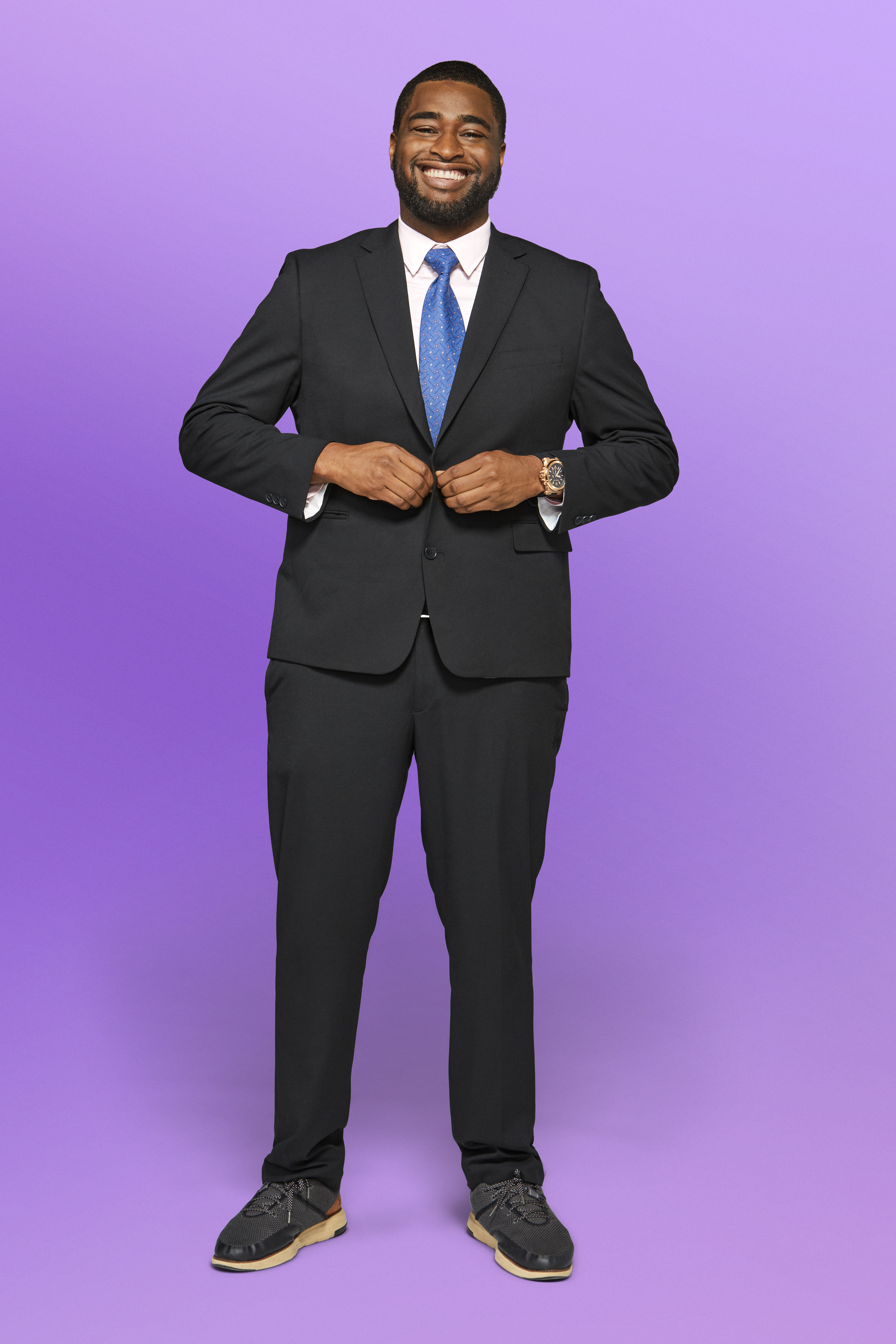 Love is Blind Season 9. Dayo Ogunjimi in Love is Blind S9. Cr. Adam Rose/Netflix Â© 2025
