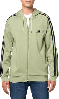 Adidas Essentials 3-Stripes Fleece Full-Zip Hoodie (Men's)