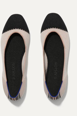 Rothy's black and white flats