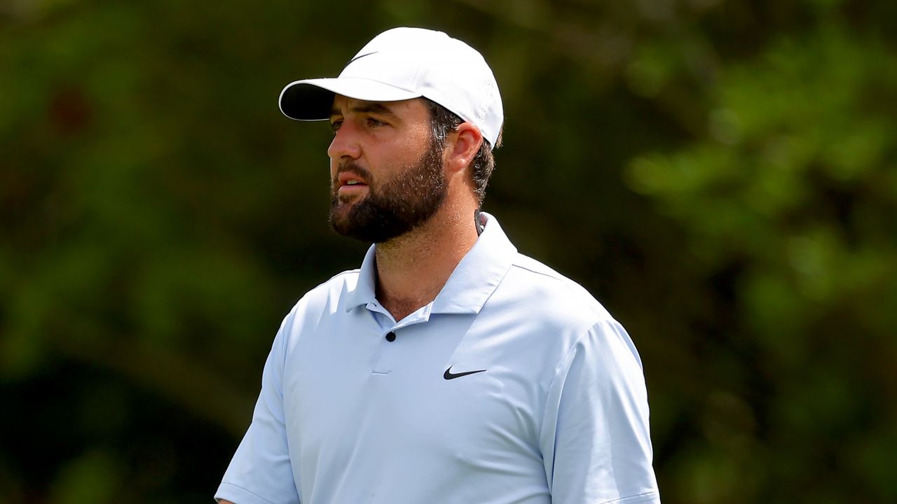 Scottie Scheffler during the third round of The Players Championship