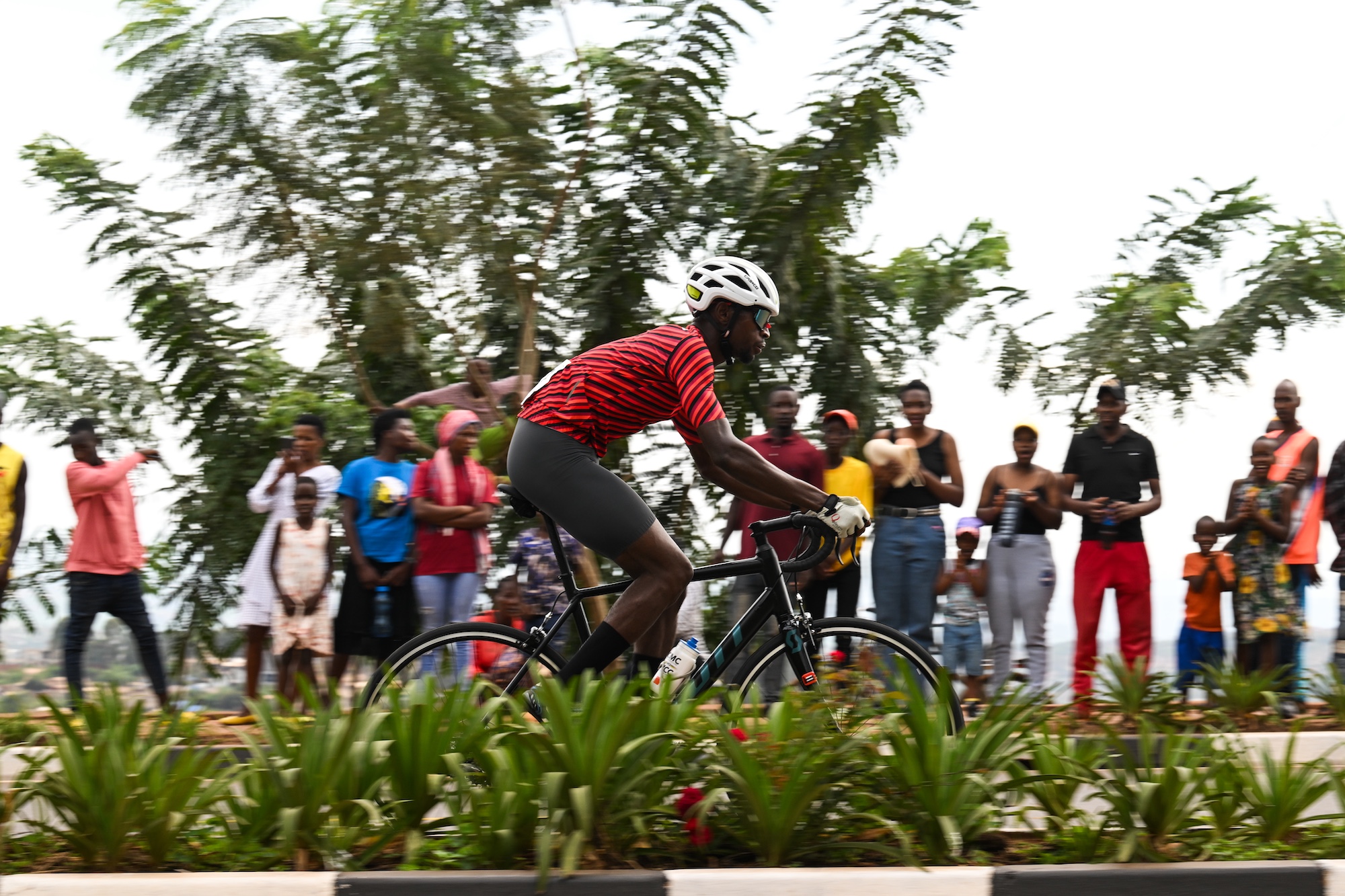 Apolinario Ca (Guinea-Bissau) in the men&#039;s elite individual time trial
