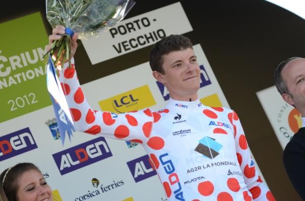 Julien Berard (Ag2r La Mondiale) leads the mountains classification