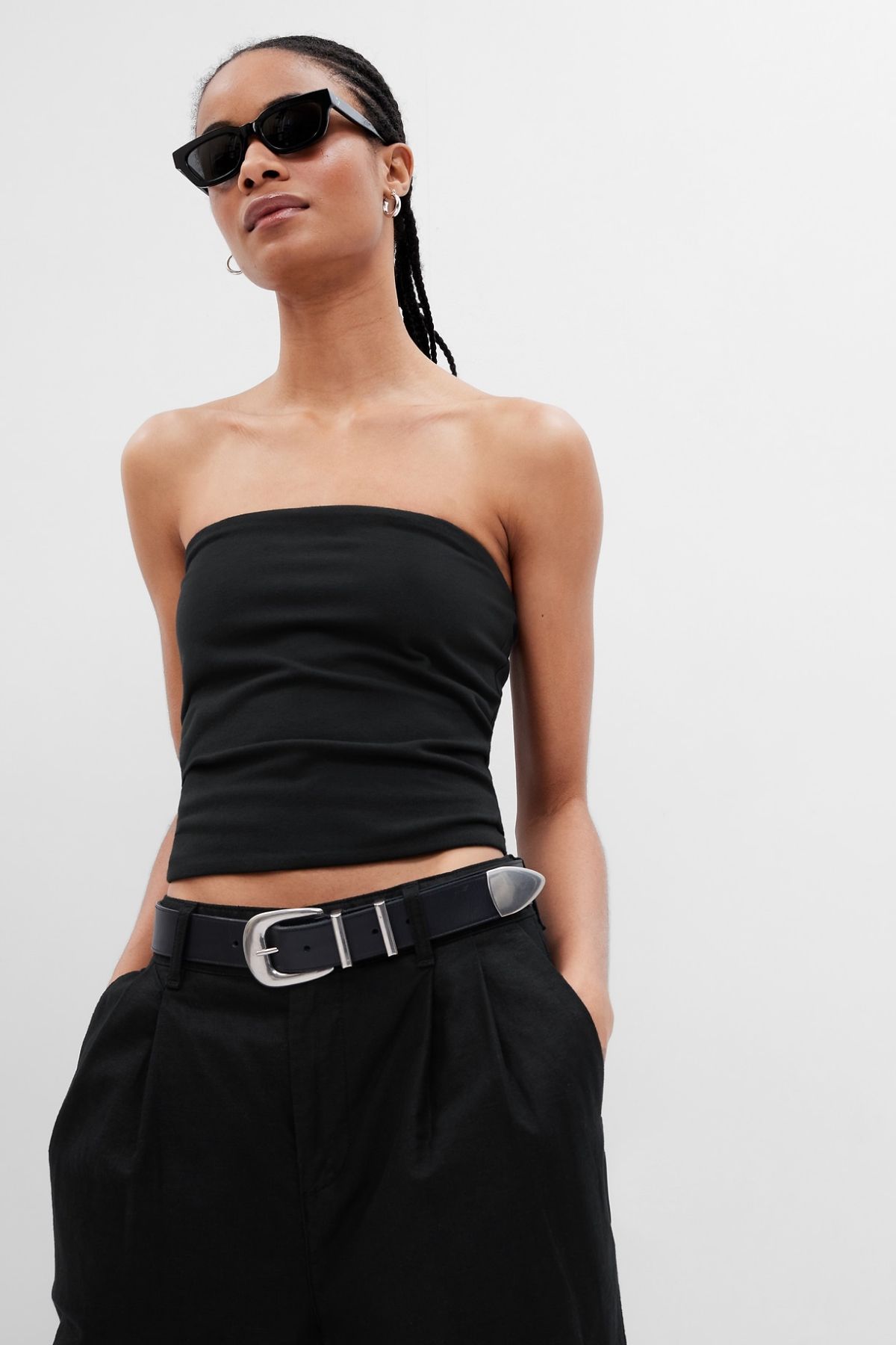 Gap Convertible Tube Top in black