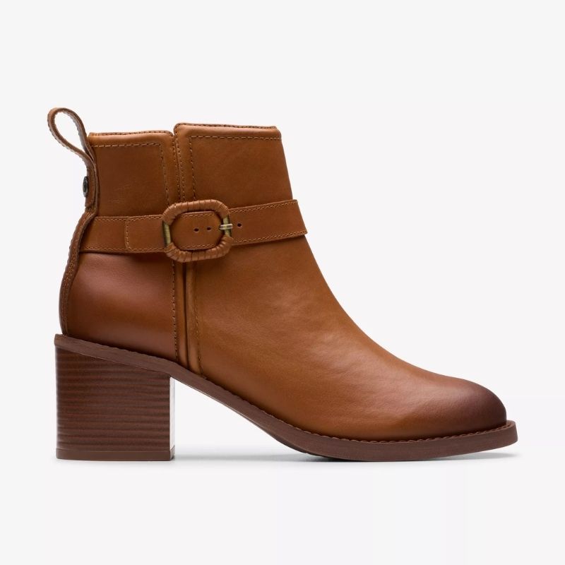 tan heeled boots