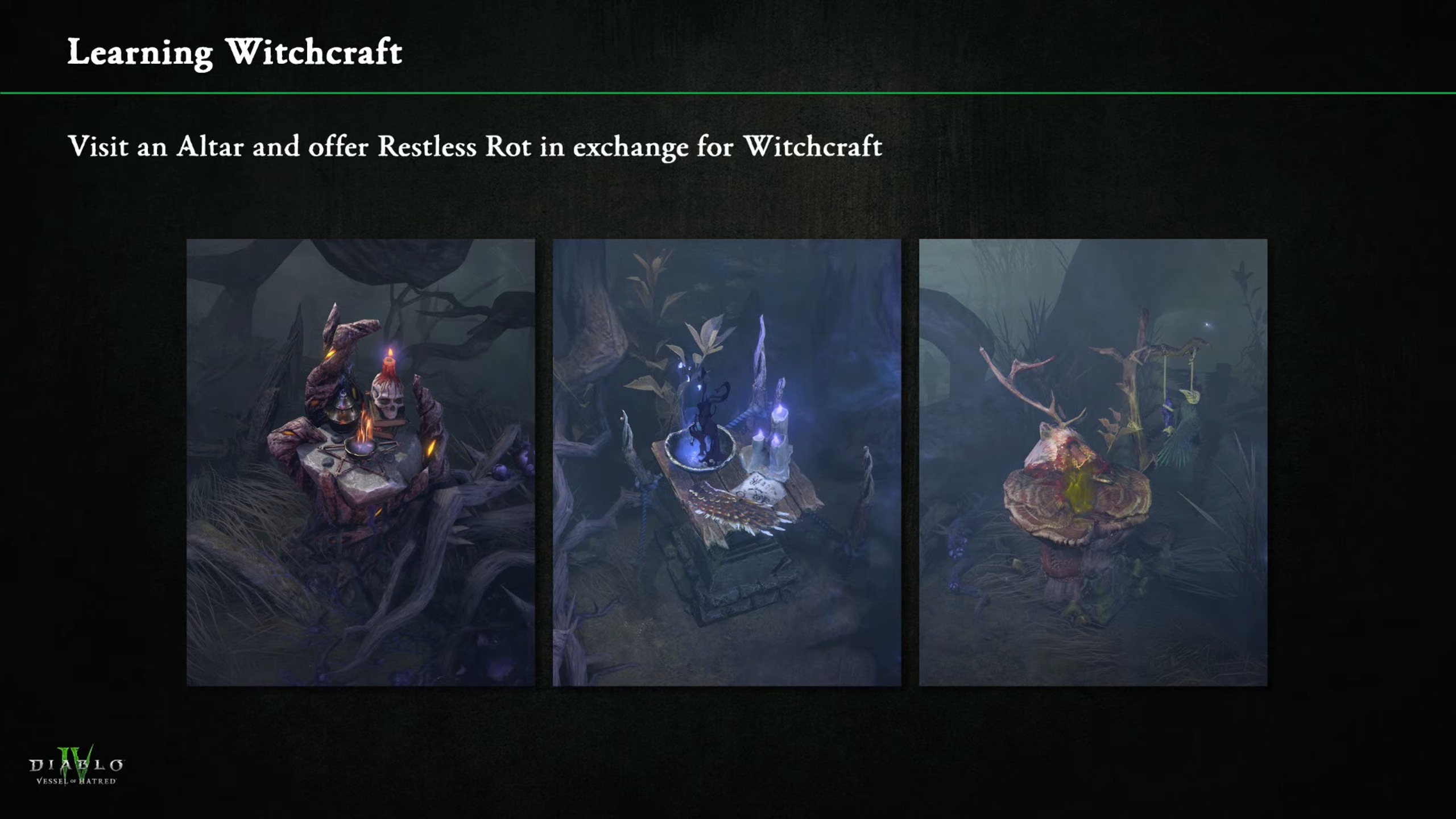 Diablo 4 Season 7 witchcraft mechanic