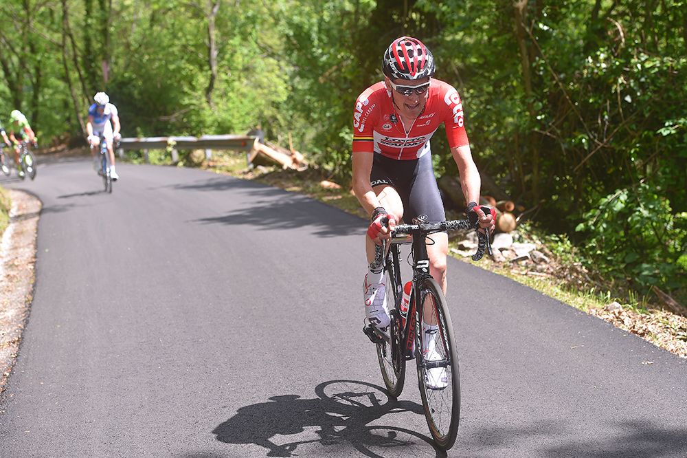 Tim Wellens hasn't stopped attacking all race