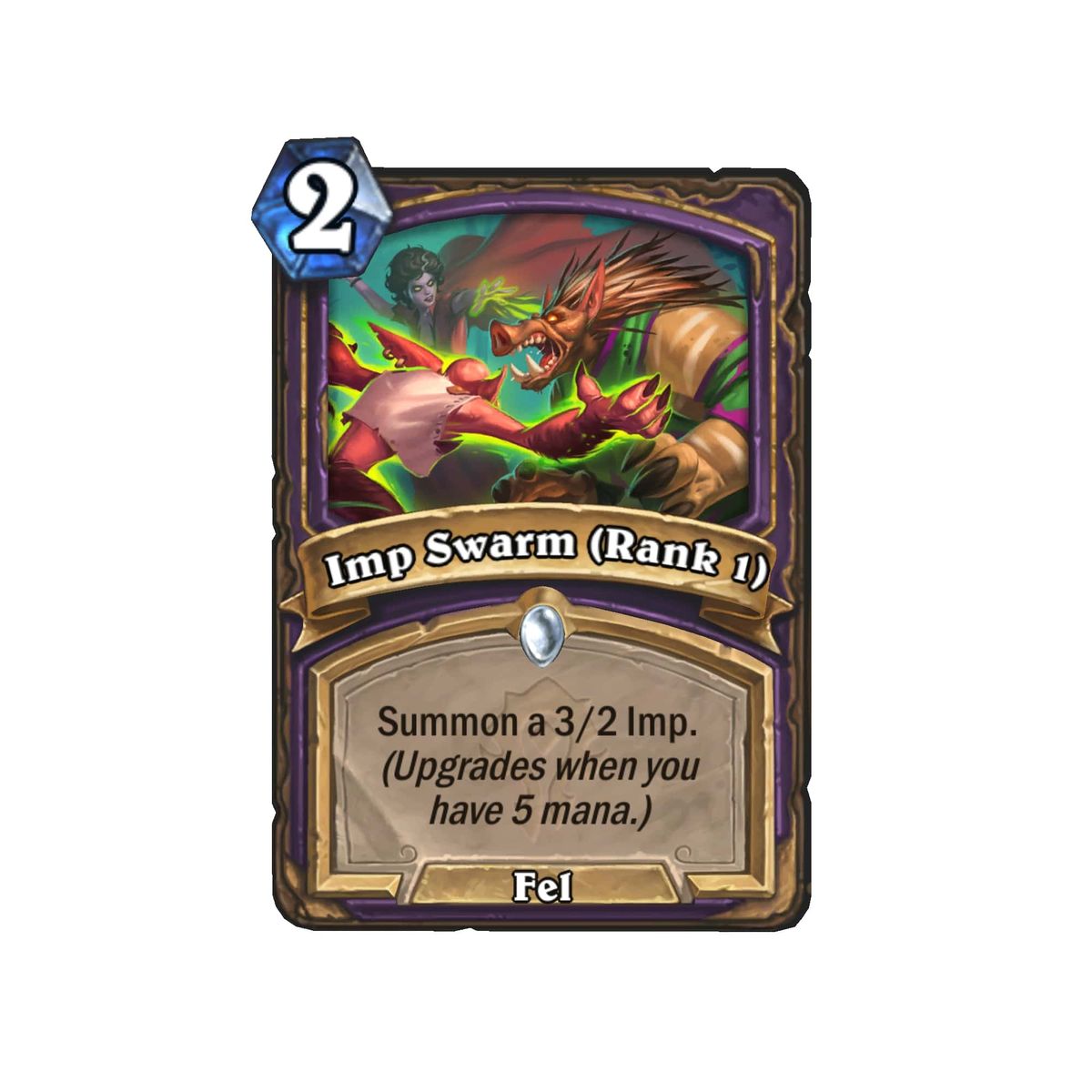 A card from Hearthstone's Forged in the Barrens set