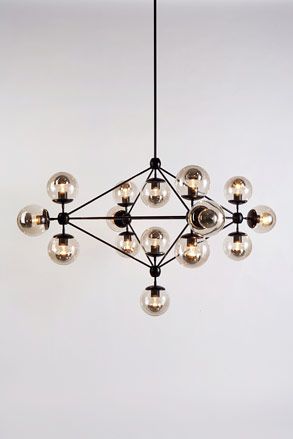 ‘Modo’ chandelier by Jason Millar, for Roll & Hill, shown as part of Noho Design District