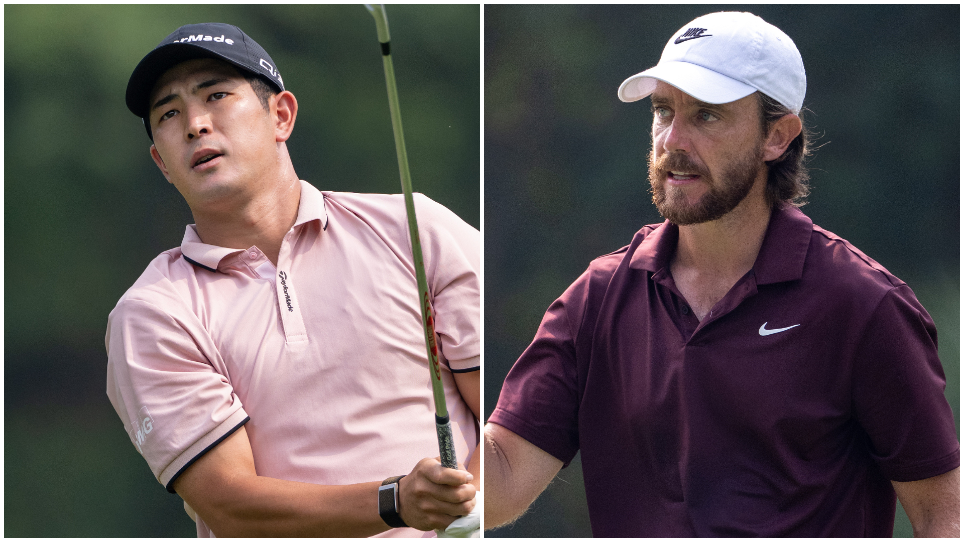 Keita Nakajima and Tommy Fleetwood 