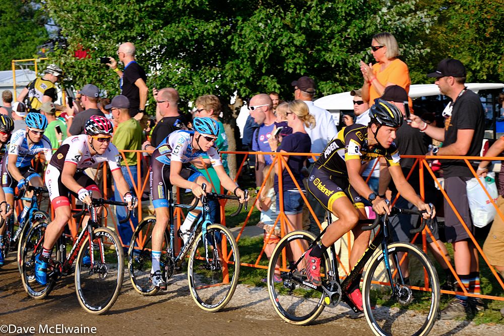 The Belgian contingent led from the start of the race