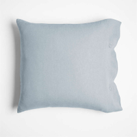 Mist Blue Hemp Pillow Cover | Was $49.95, Now $34.99 at Crate &amp; Barrel