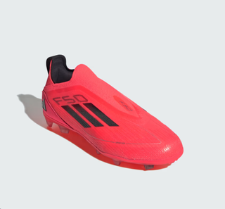 F50 Pro Laceless Firm Ground Cleats Kids in turbo red