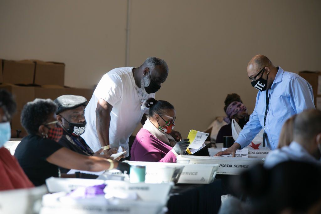 Ballot counting in Georgia