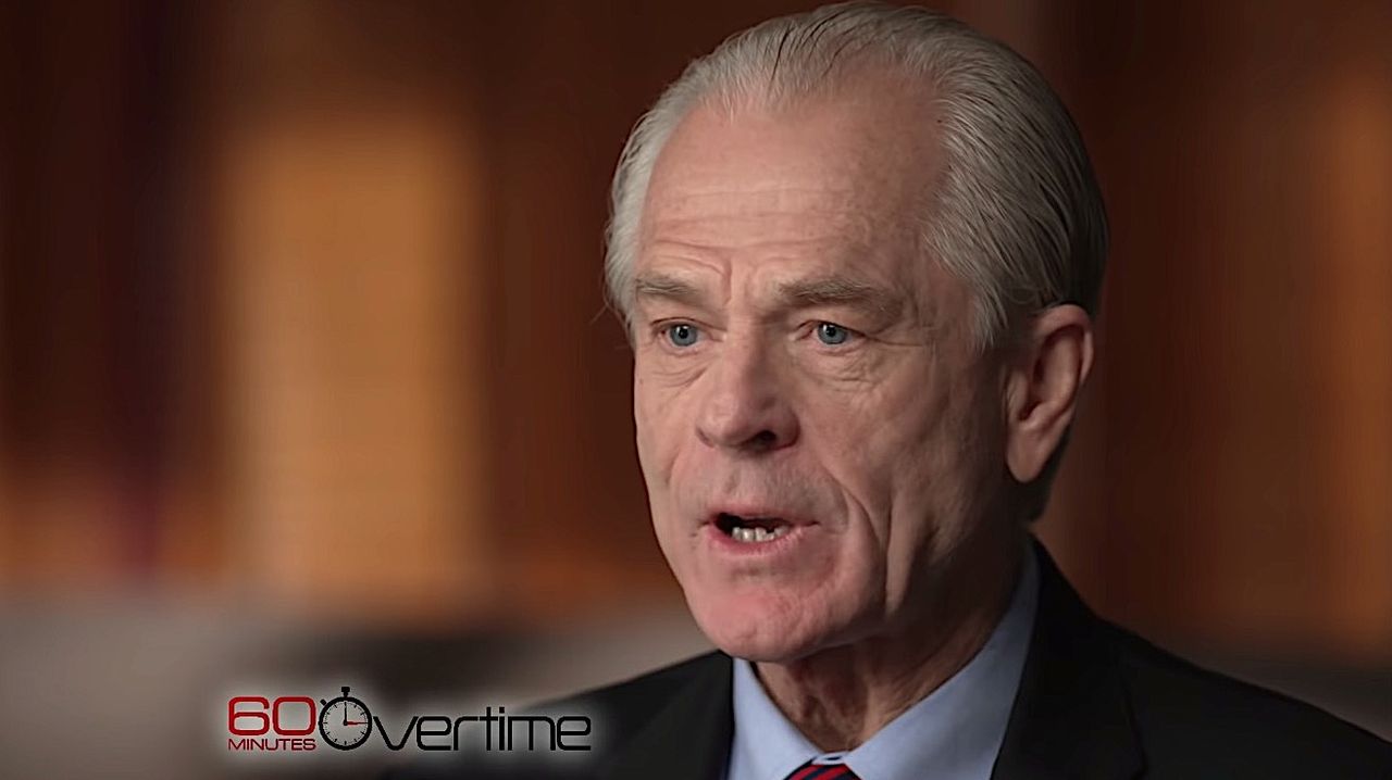 Peter Navarro on 60 Minues