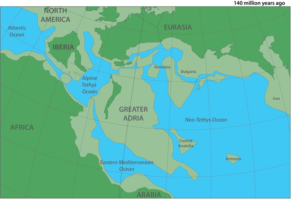 mediterranean sea countries magnetic map