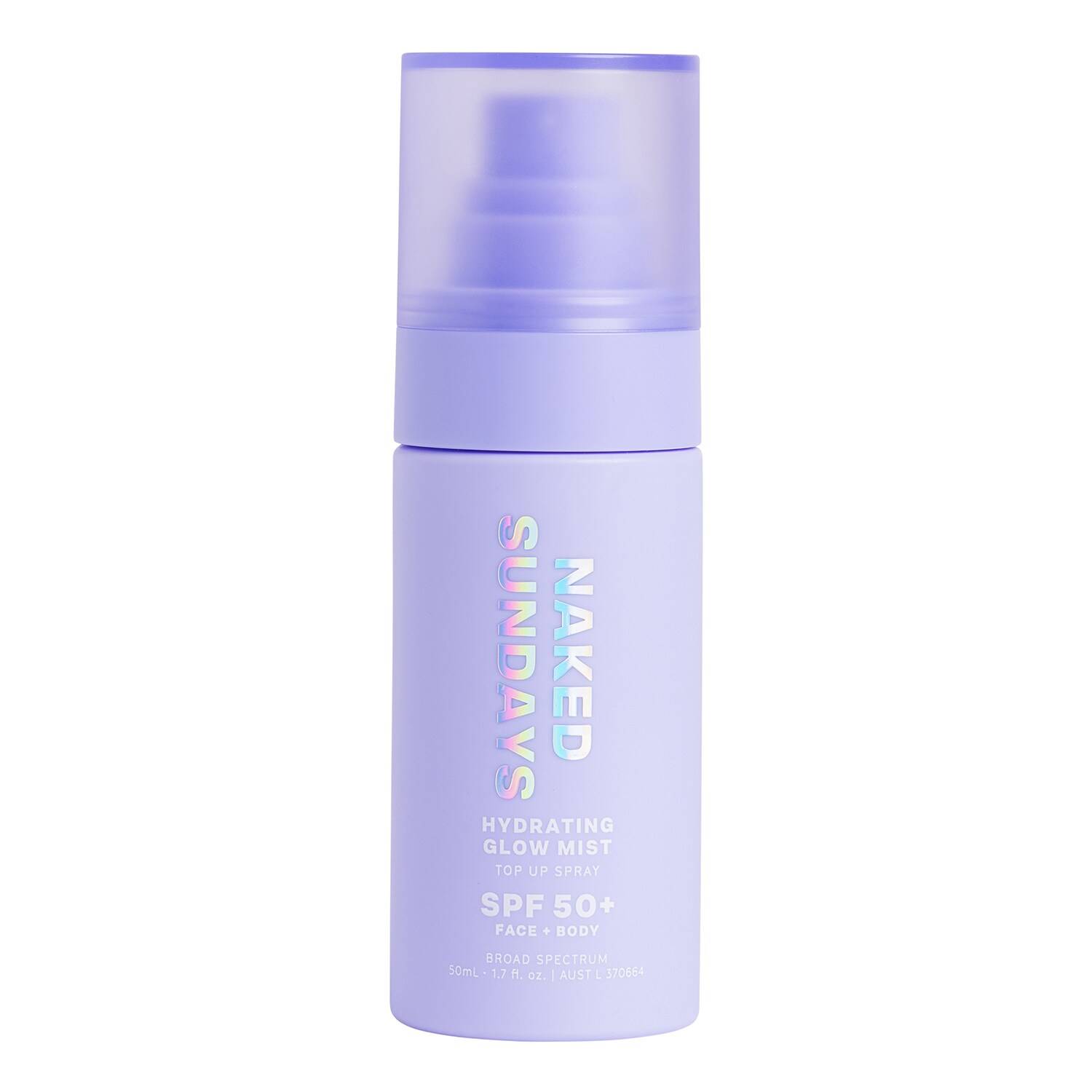 Naked Sundays Spf50 Hydrating Glow Mist 50ml
