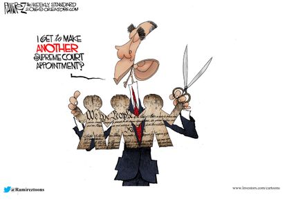Obama Cartoon U.S. Supreme Court