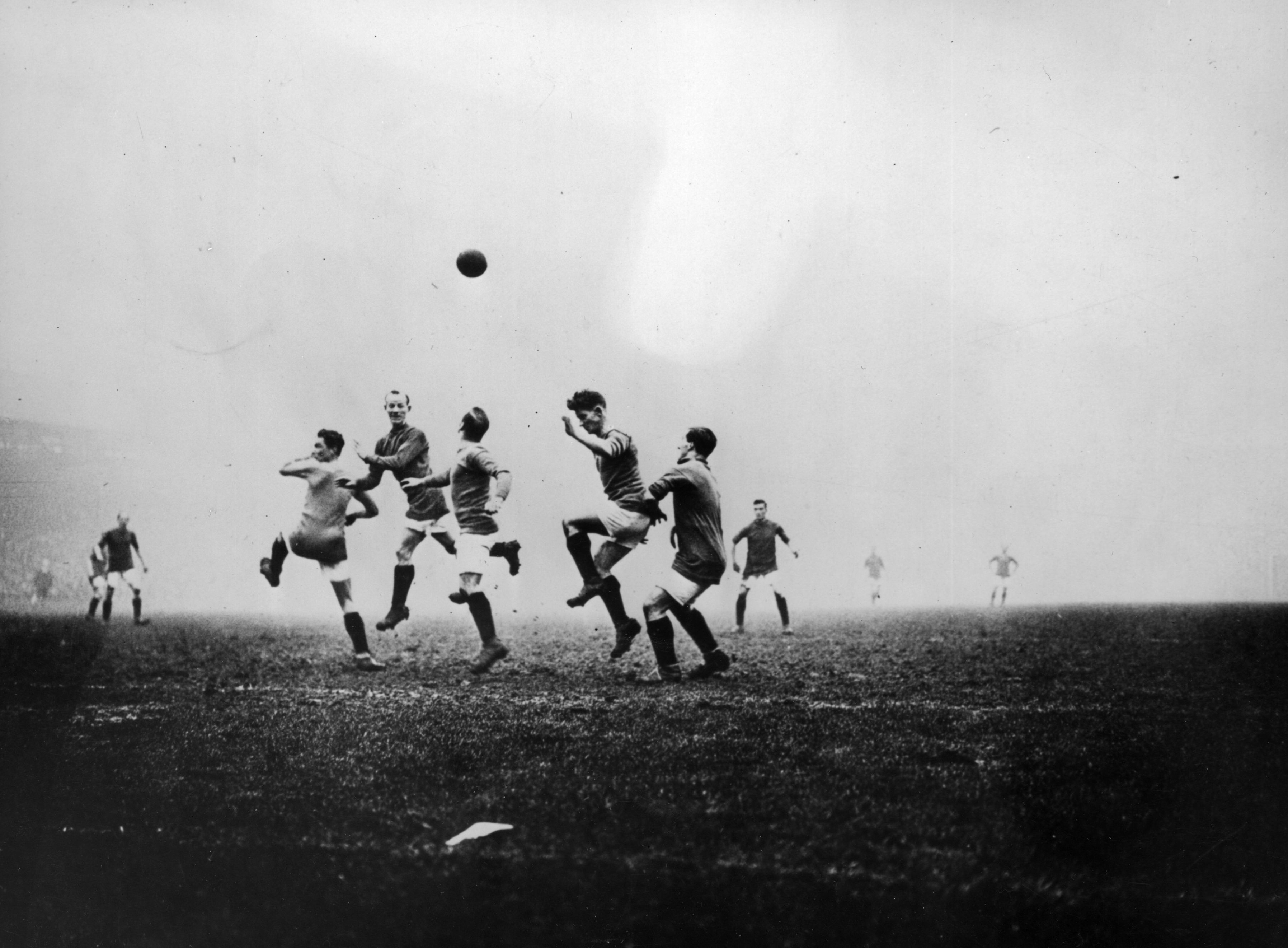 Liverpool and Arsenal in action in an FA Cup tie in January 1923.