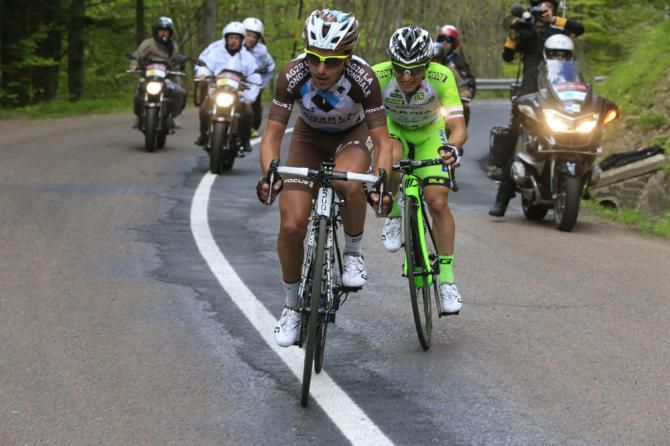 Domenico Pozzovivo (AG2R - La Mondiale) gained time on his rivals
