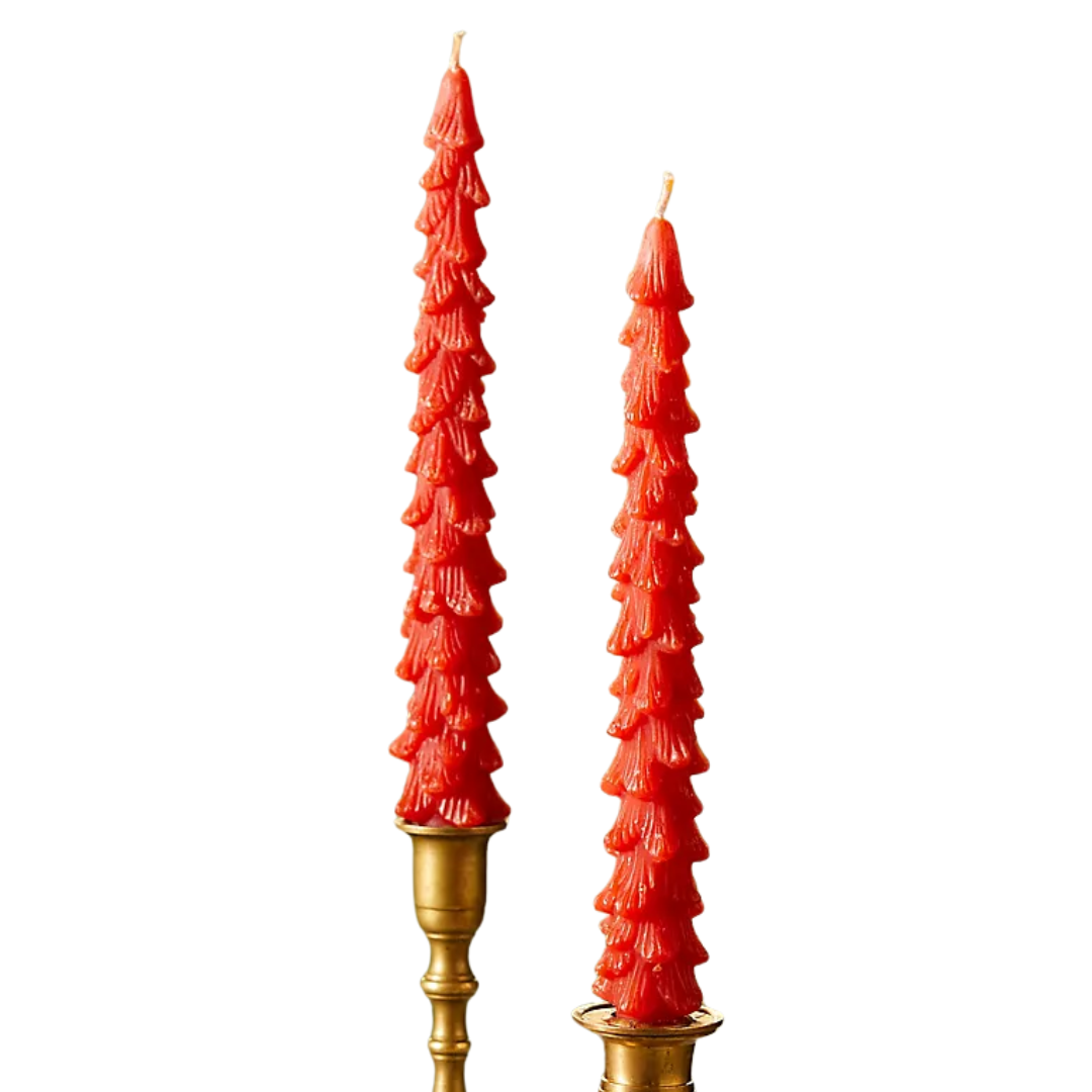 Terrain , Large Tree Taper Candles, Set of 2