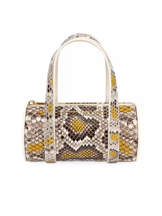 Brandon Blackwood, Mini Snakeskin Duffle Bag