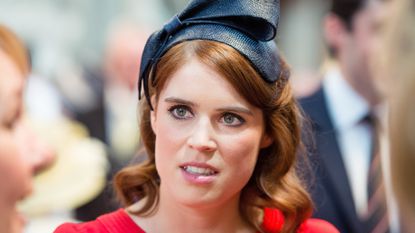 Princess Eugenie’s son Ernest has poignant connection to two fellow royals. Seen here Princess Eugenie attends a lunch after the National Service of Thanksgiving