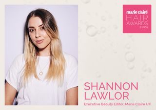 Shannon Lawlor Marie Claire hair awards 2024 judge