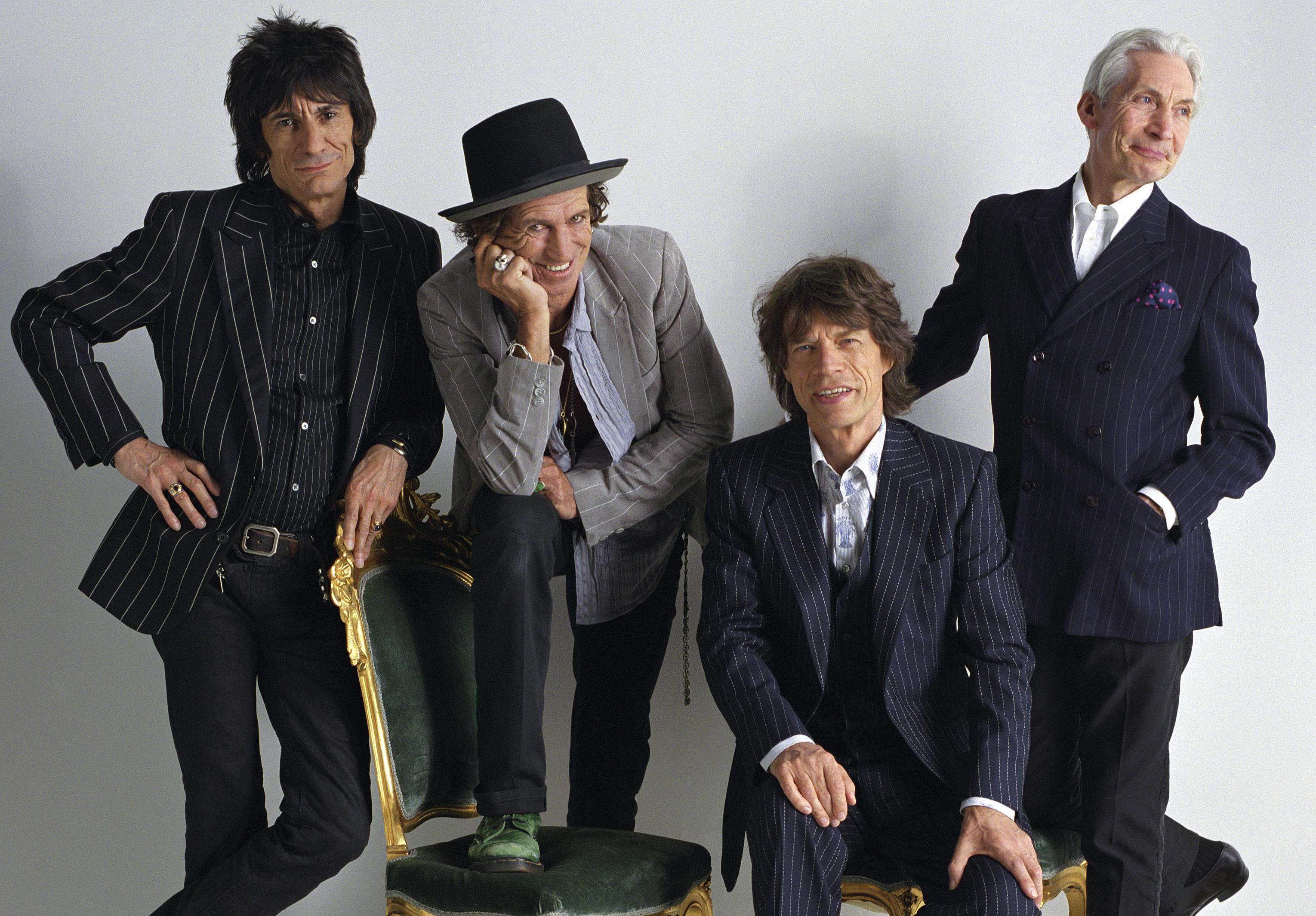 TV tonight – Charlie Watts (far right) is profiled.