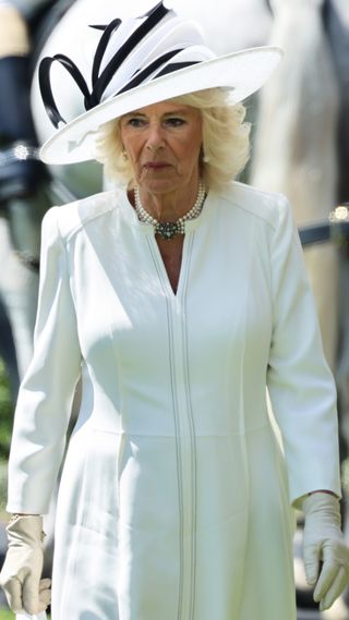 Queen Camilla attends Royal Ascot 2023 at Ascot Racecourse