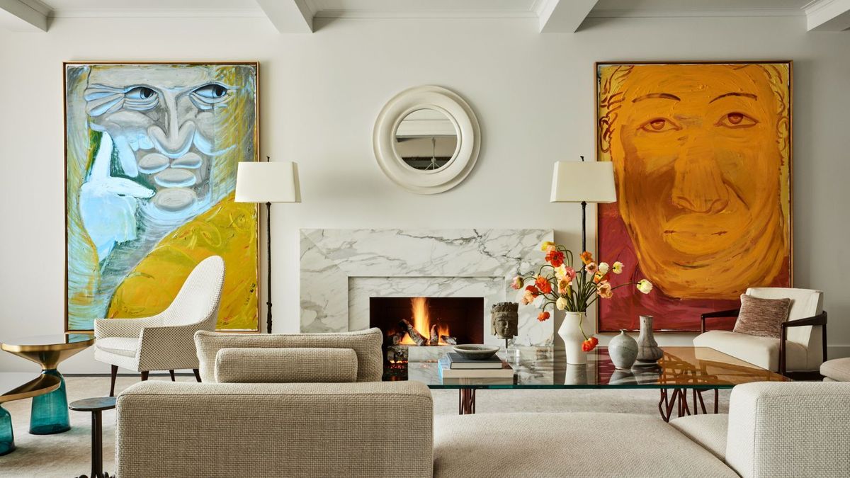 NYC apartment balances modern art and period features |