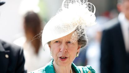 Princess Anne, Princess Royal attends day 2 of Royal Ascot at Ascot Racecourse on June 16, 2021