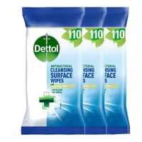 Dettol Antibacterial Biodegradable Surface Cleaning Disinfectant Wipes (330 wipes) | Was £10.50, now £7.19 at Amazon