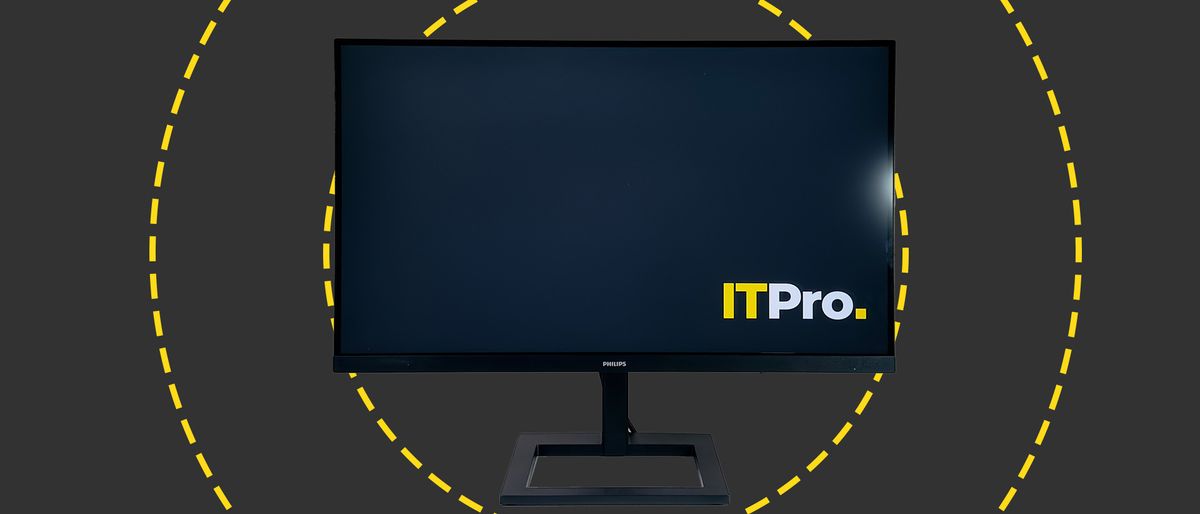 The Philips 27E1N1900AE monitor on the ITPro background