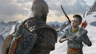 Kratos and Atreus in God of War.