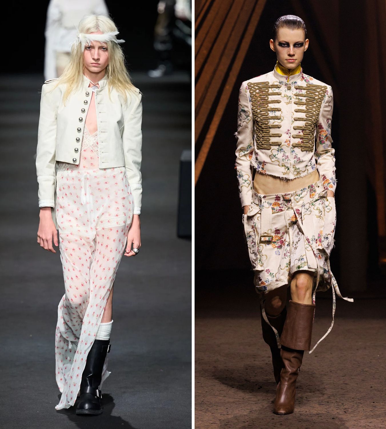 Napoleon jackets catwalk