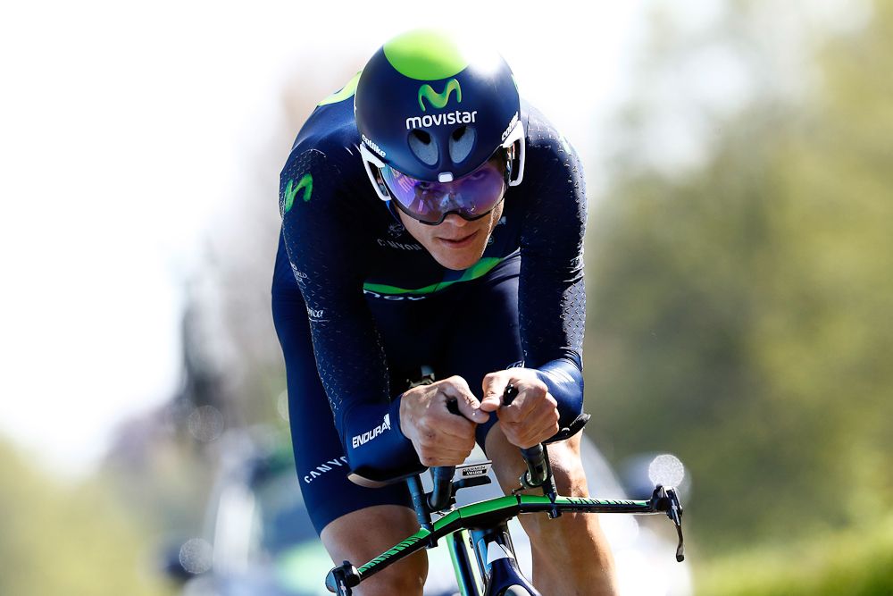 Andrey Amador finished third during Friday's opening time trial at the Giro d'Italia