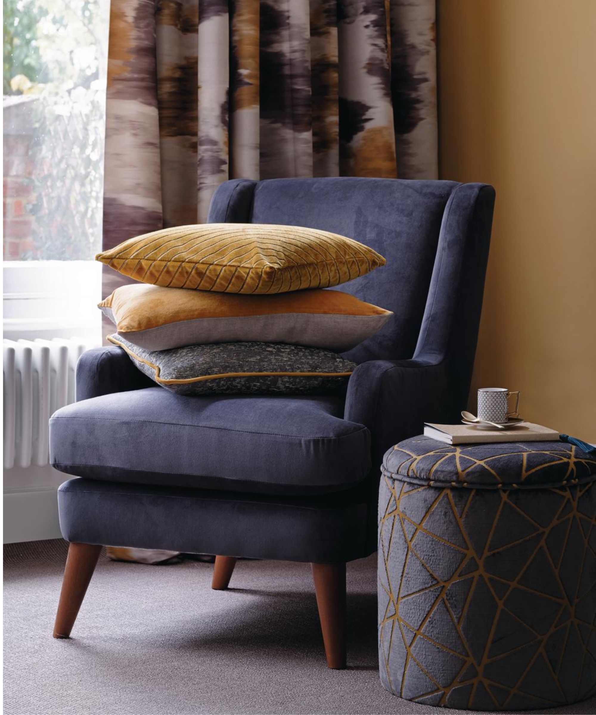 Blue Accent Chair