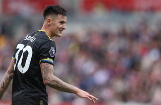 Manchester United striker Benjamin Sesko