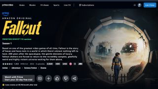 Amazon Prime Video screenshot Fallout