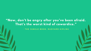 A children's book quote from The Jungle Book by Rudyard Kipling.