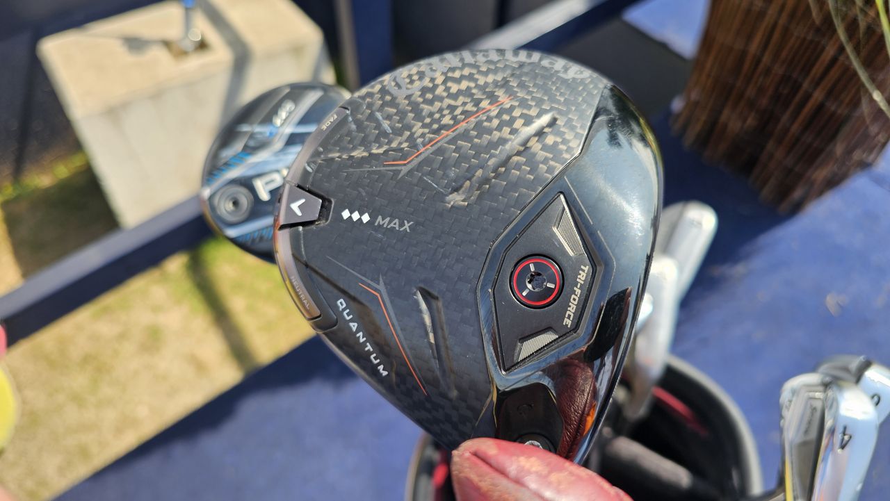 A Callaway Triple Diamond Max driver